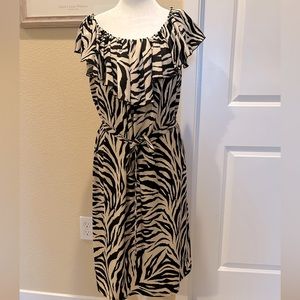 Animal Print Dress Size L